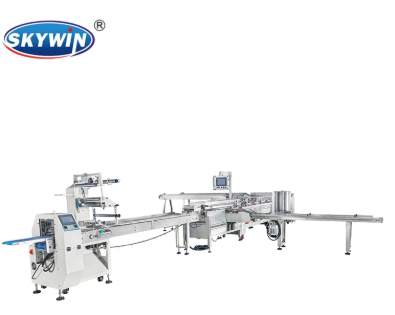 Two Lane Biscuit Sandwiching And Packing And Stacking Machine Two Lane Biscuit Sandwiching And Packing And Stacking Machine