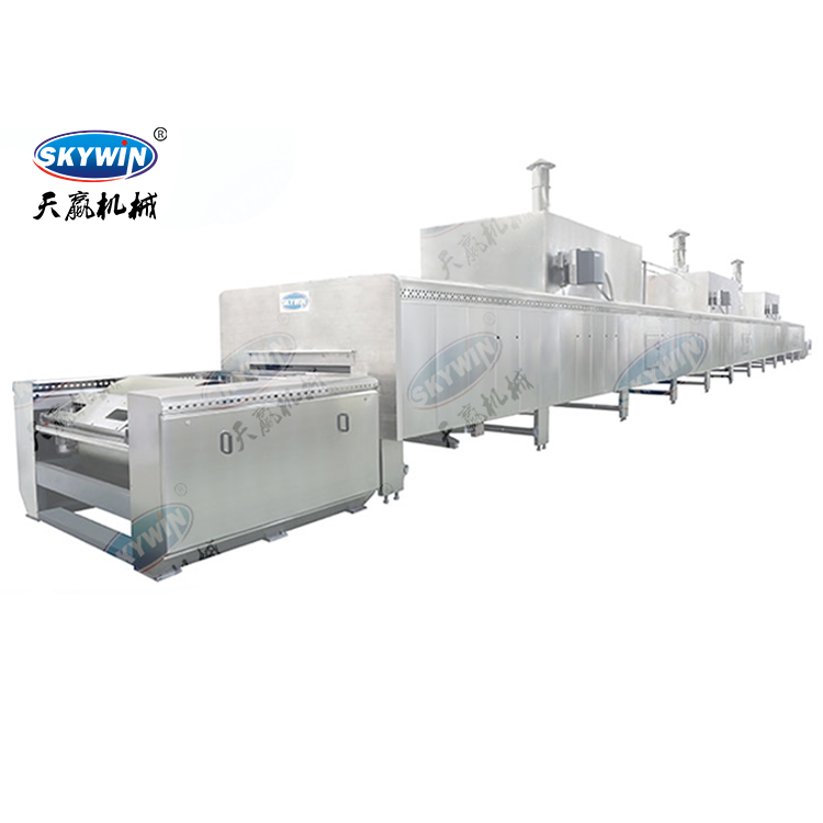 Skywin Eco-friendly Multiple Energy Options Baking Tunnel Oven Biscuit Cookie Bread Cake Biscuit for Biscuit Machine LineGas Oven Baking Equipment