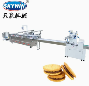 Sandwich Biscuit Making Machine for Bakery Skywin Automatic Filling System
