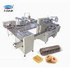 Skywin Two Lanes Jam Cookies Biscuit Cream Sandwiching Machine With Packing