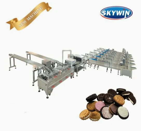 Skywin Cream Sandwich biscuit Machine Biscuit Sandwiching Machine/Biscuit Sandwich Making Machine