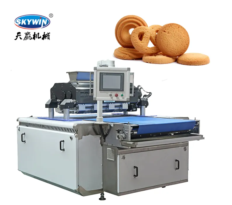 Skywin Automatic Chocolate Chip Cookies Deposit Biscuit Making Machine
