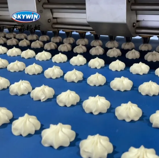 Skywin One Color Wire Cutter and Encrusting Forming Cookie Machine