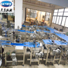 Fully Automatic Stacking & Feeding Line with Biscuit Sandwiching Machine Connect Trayless On Edge Packing System