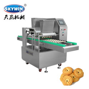 Skywin Tray Type Single Color Cookie Making Machine with Jam Deposite Function 