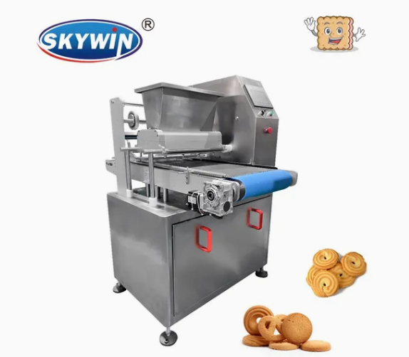 Skywin New Product Two Colors Cookie Making Machine for Tray Type