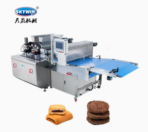 Skywin Automtic Two Colors Wire Cut and Deposit Cookie Making Machine