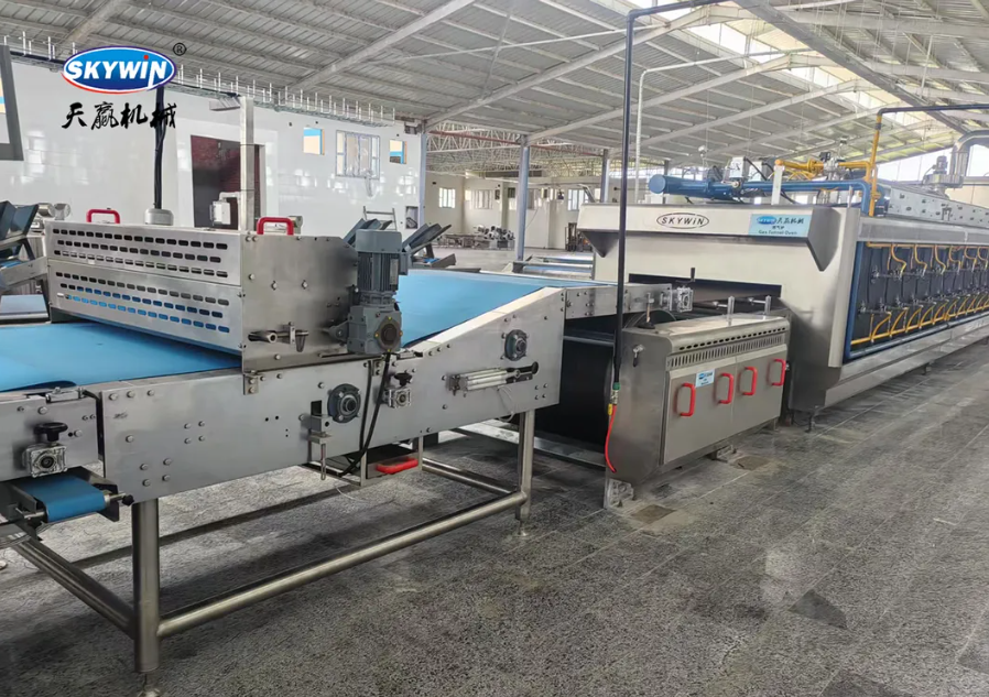 Skywin Automatic High Capacity Hard and Soft Biscuit Making Machine