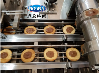 Skywin Two-Lane Cream Jam Biscuit Cookie Sandwiching&Packing Machine