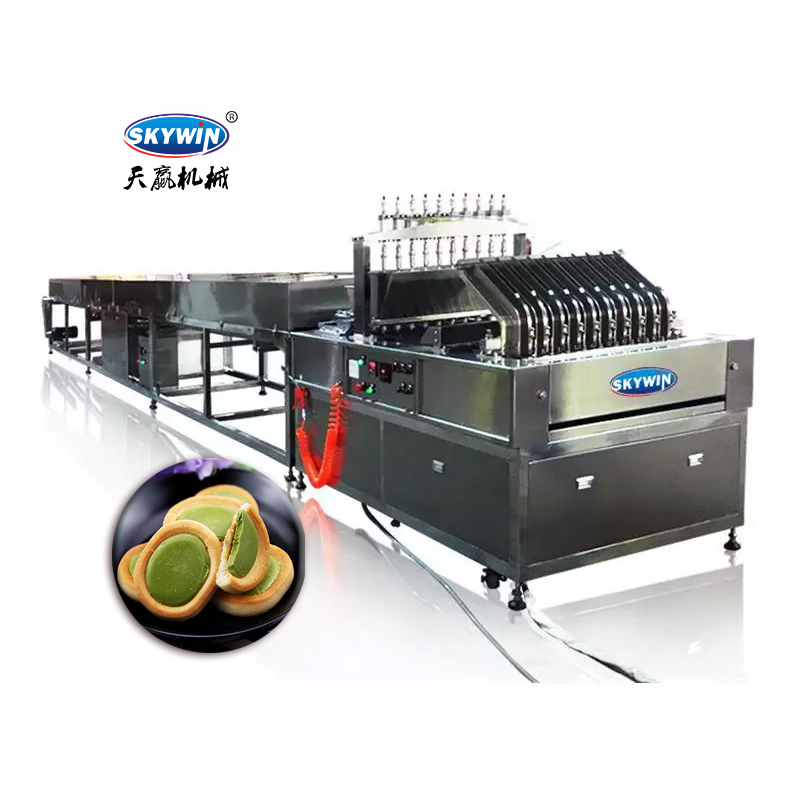 Skywin Egg Tart Biscuit Chocolate Jam Deposit Cookie Making Machine
