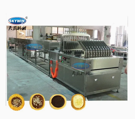 Skywin Chocolate Biscuit Making Machine Jam Depositor and Cooling Tunnel
