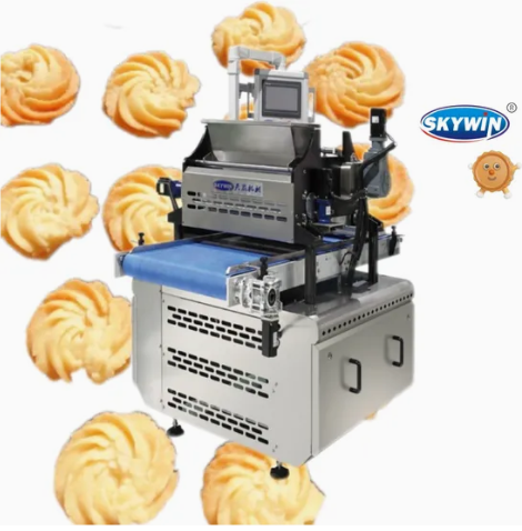 Skywin Cookies Machine Depositing Cutting Good Quality PLC Control