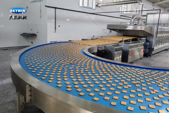 Skywin Automatic High Capacity Hard and Soft Biscuit Making Machine