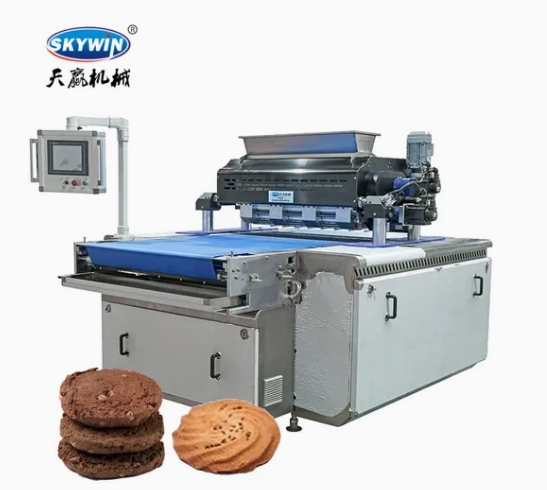 Skywin Automatic Chocolate Chip Cookies Deposit Biscuit Making Machine