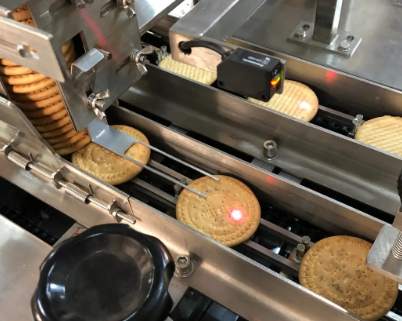 Skywin Two-Lane Cream Jam Biscuit Cookie Sandwiching&Packing Machine