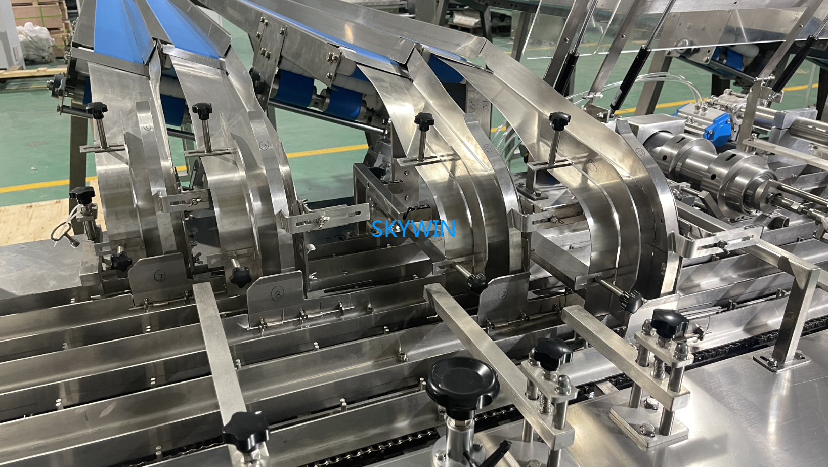 Skywin 2+1 Four Lane Biscuit Sandwiching Machine with Row Multiplier（2 To 8）