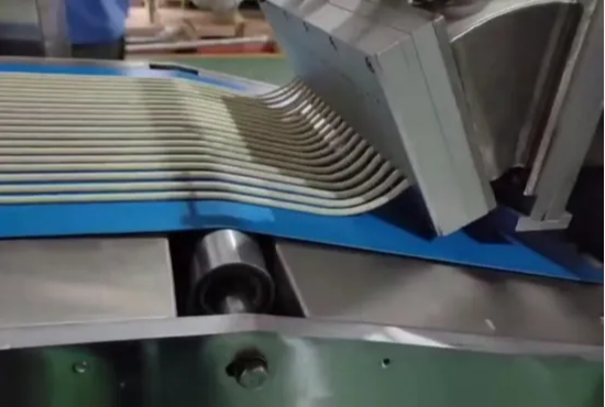 Skywin Chocolate Filled Pretzel Stick Biscuit Making Machine Production Line