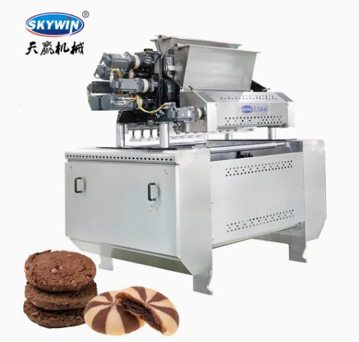 Skywin Automatic Chocolate Chip Cookies Deposit Biscuit Making Machine