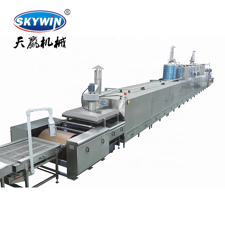 Skywin Eco-friendly Multiple Energy Options Baking Tunnel Oven Biscuit Cookie Bread Cake Biscuit for Biscuit Machine LineGas Oven Baking Equipment