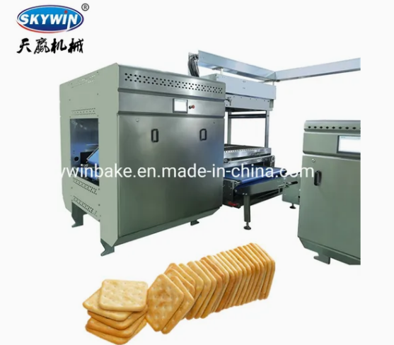 Skywin Bakery Hard and Soft Biscuit Making Machine Cracker Cookie Production Line