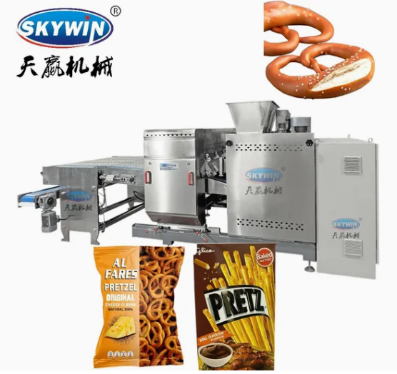 Skywin New Pretzel Biscuit Making Machine Snack Production Line Bakery Equipment