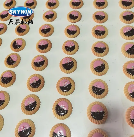 Skywin Tartelettes Biscuit Chocolate Depositor Cookie Making Machine