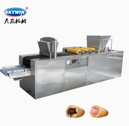 Skywin All-in-One Forming & Depositing Machine – Automatic Cream & Chocolate Dual-Filling Bear Biscuit Production Line