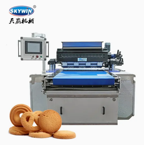 Skywin One Color Wire Cutter and Encrusting Forming Cookie Machine