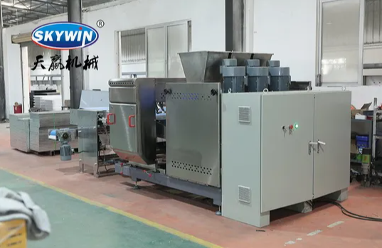 Skywin Filled Pretzel Stick Biscuit Making Machine Production Line