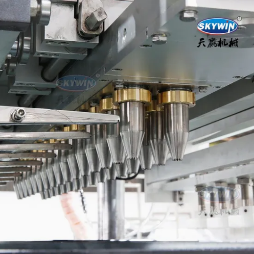 Skywin Two Colors Cream Cookie Making Machine Date Bar Biscuit Forming Line