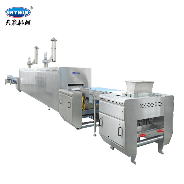 Skywin Automatic High Capacity Small Soft Biscuit Making Machine Line for Biscuit Process Factory