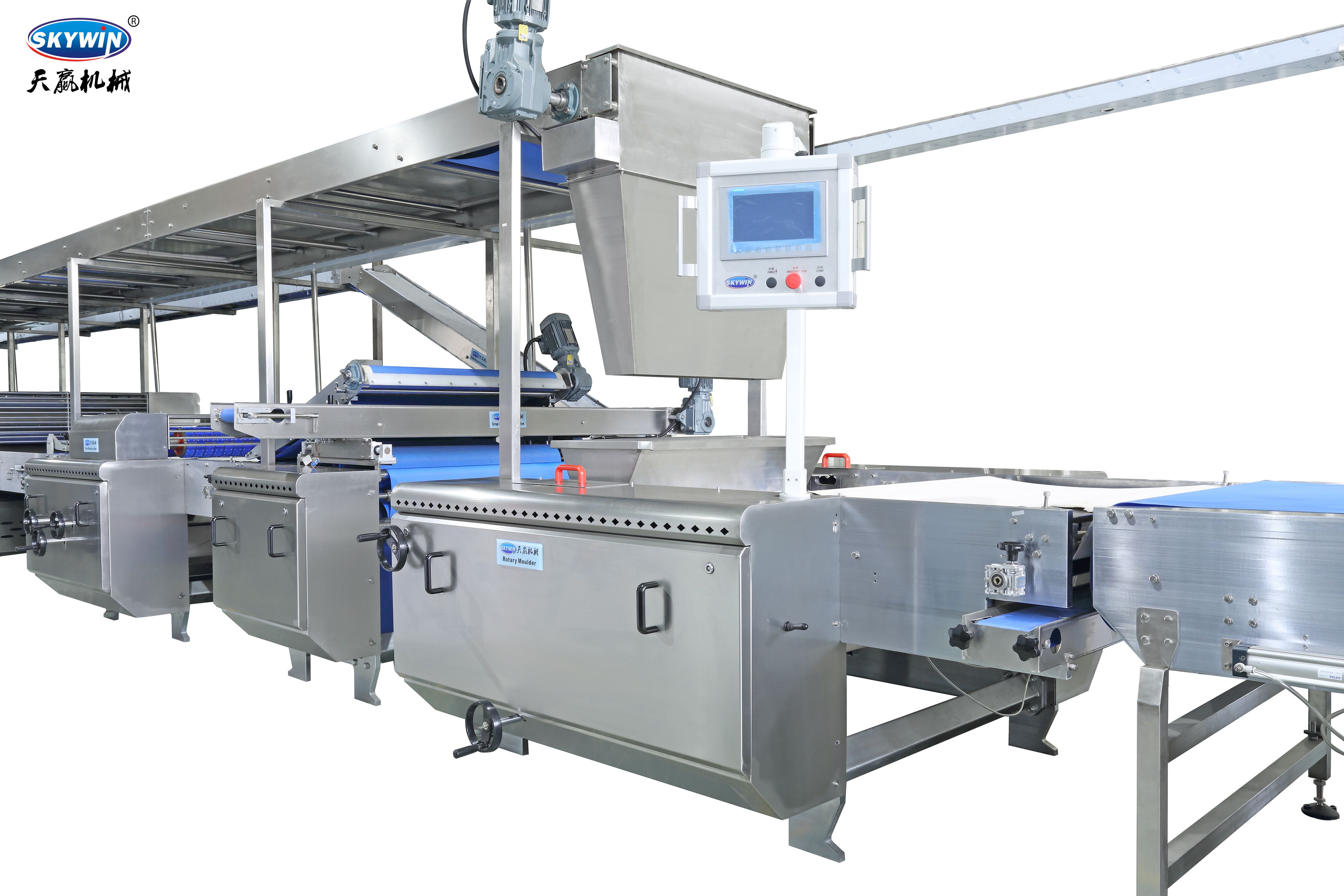Skywin Automatic Hard And Soft Biscuit Machine Line for Biscuit Process Factory