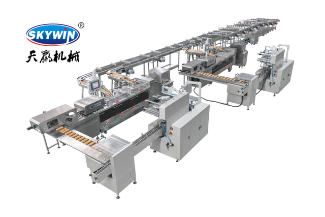 SKYWIN Automatic Biscuit Sandwiching And Packing System Solutions