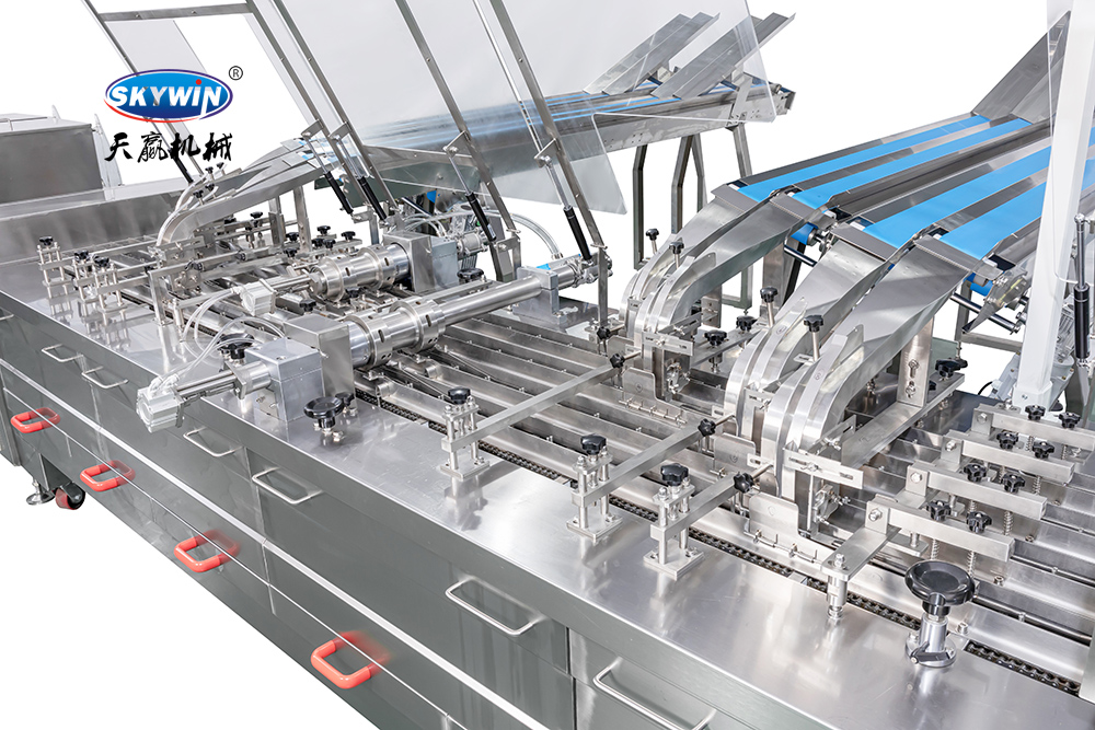 Skywin 2+1 Four Lane Biscuit Sandwiching Machine with Row Multiplier（2 To 8）