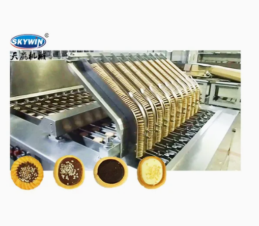 Skywin Chocolate Biscuit Making Machine Jam Depositor and Cooling Tunnel
