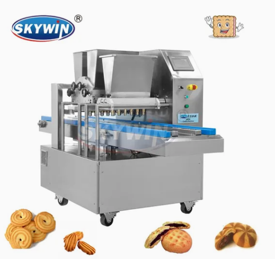 Skywin New Product Two Colors Cookie Making Machine for Tray Type