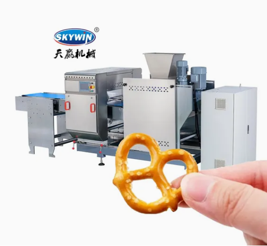 Skywin New Pretzel Biscuit Making Machine Snack Production Line Bakery Equipment