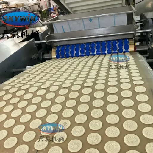 Skywin Small Automatic Soft Biscuit Maker Rotary Moulder Cookies Machine