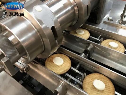 Skywin High Capacity Sandwiching Biscuit Making Machine with Multiplier