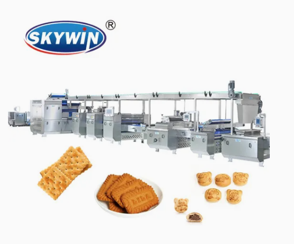 Skywin Automatic Bakery Biscuit Making Machine for Hard and Soft Biscuits