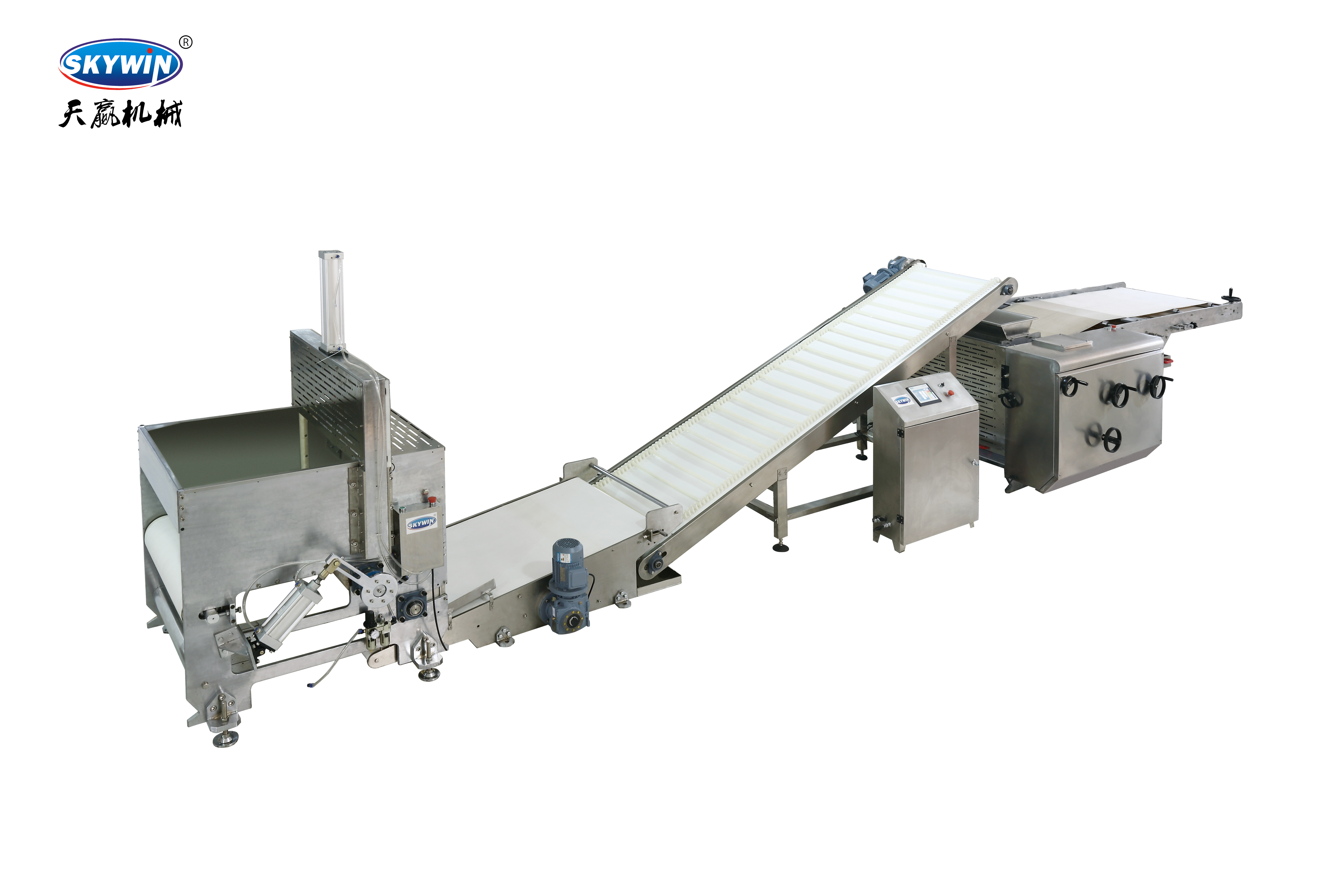 Skywin Automatic High Capacity Small Soft Biscuit Making Machine Line for Biscuit Process Factory