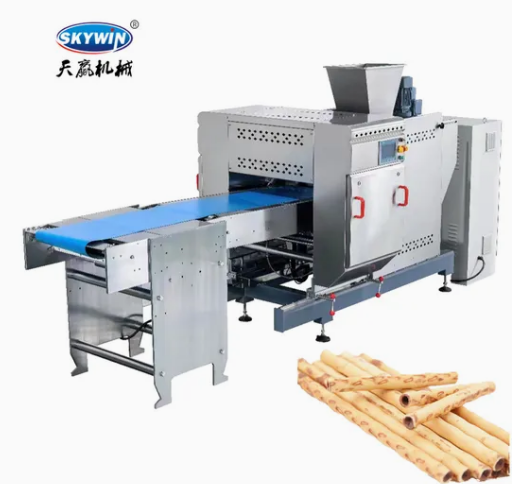 Skywin 400mm Small Salty Pretzel Biscuit Making Machine Production Line