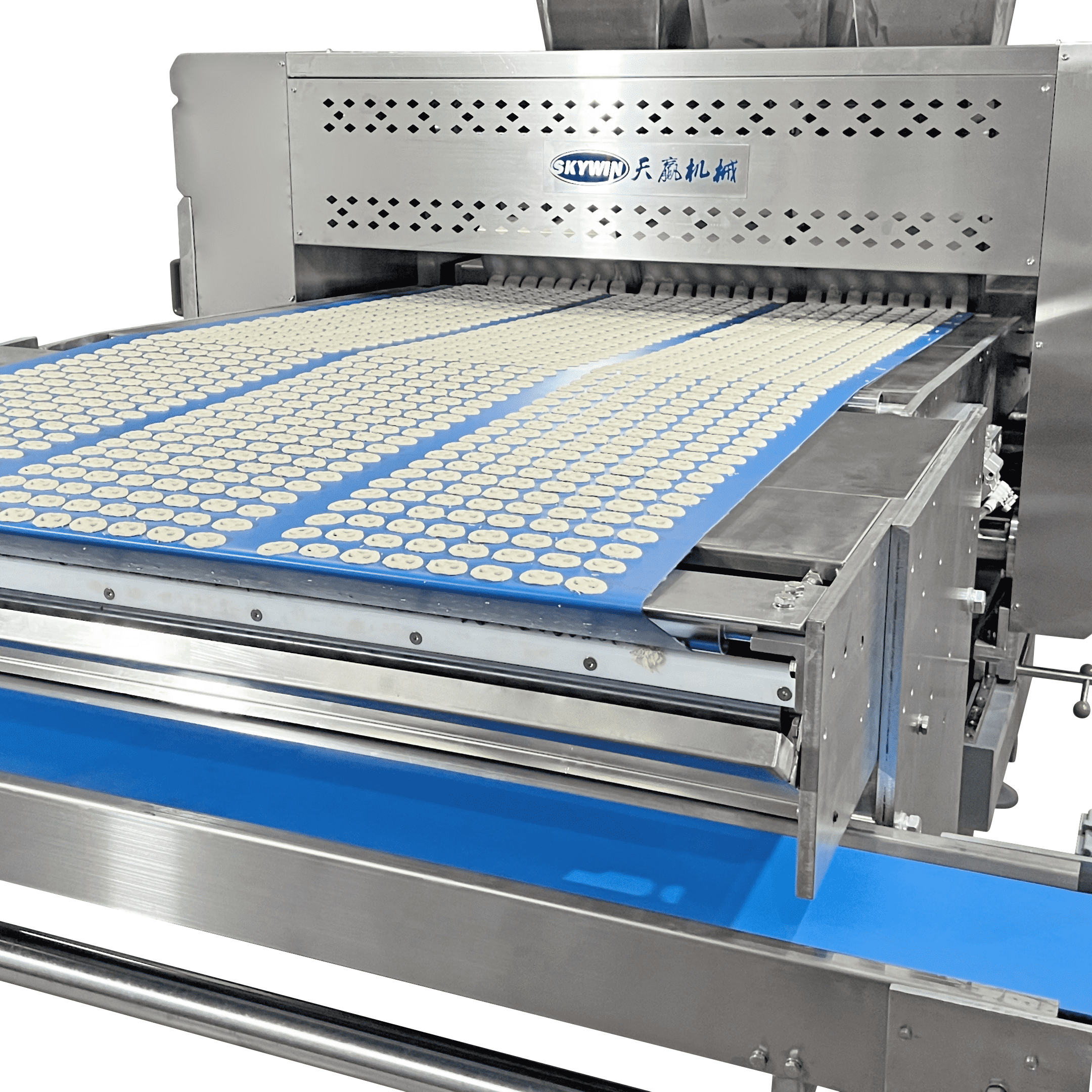 Skywin Pretzel Pocky Biscuit Production Line Salty Biscuits Making Machine