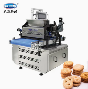 Skywin Small Tray Type Chocolate Filled Cookies Making Machine