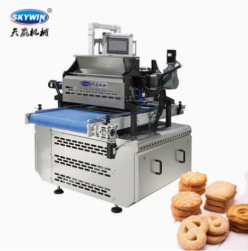 Skywin Small Tray Type Chocolate Filled Cookies Making Machine