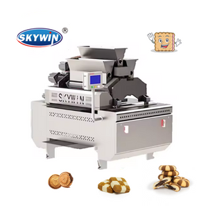 Skywin Automatic Three Colour Cookie Making Machine Production Line 