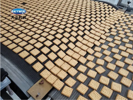 Skywin Automatic Hard & Soft Biscuit Maker Machine Production Line New Design