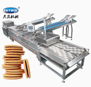 Skywin High Capacity Sandwiching Biscuit Making Machine with Multiplier