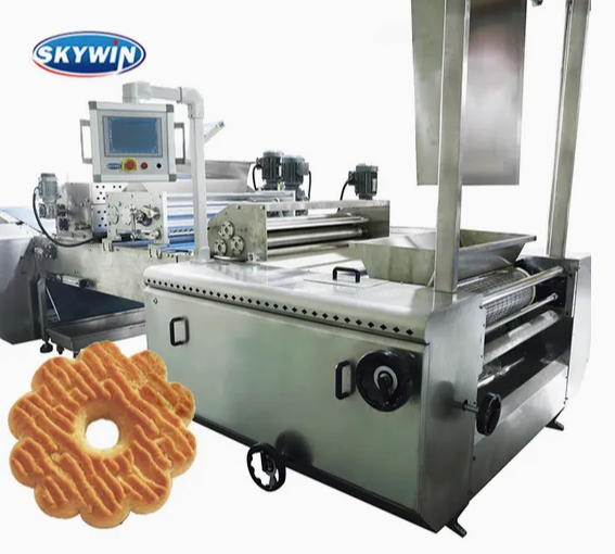 Skywin Rotary Moulding Soft Biscuit Making Machine Automatic PLC Control