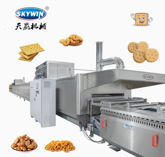 Skywin Electric/Gas Tunnel Oven for Baking Hard&Soft Biscuit